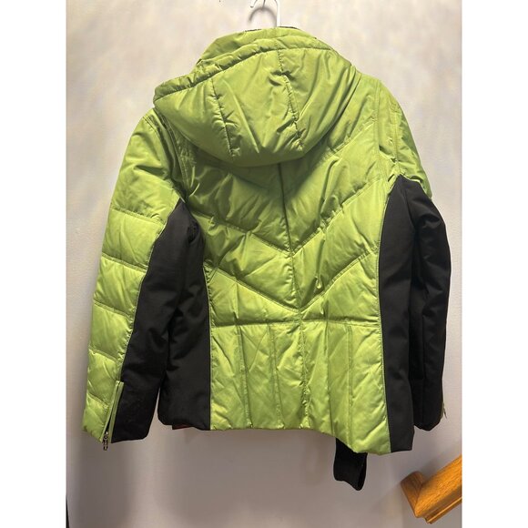 Zero Xposur Womens Insulated Green & Black Puffer Jacket With Hood xl - Picture 9 of 9